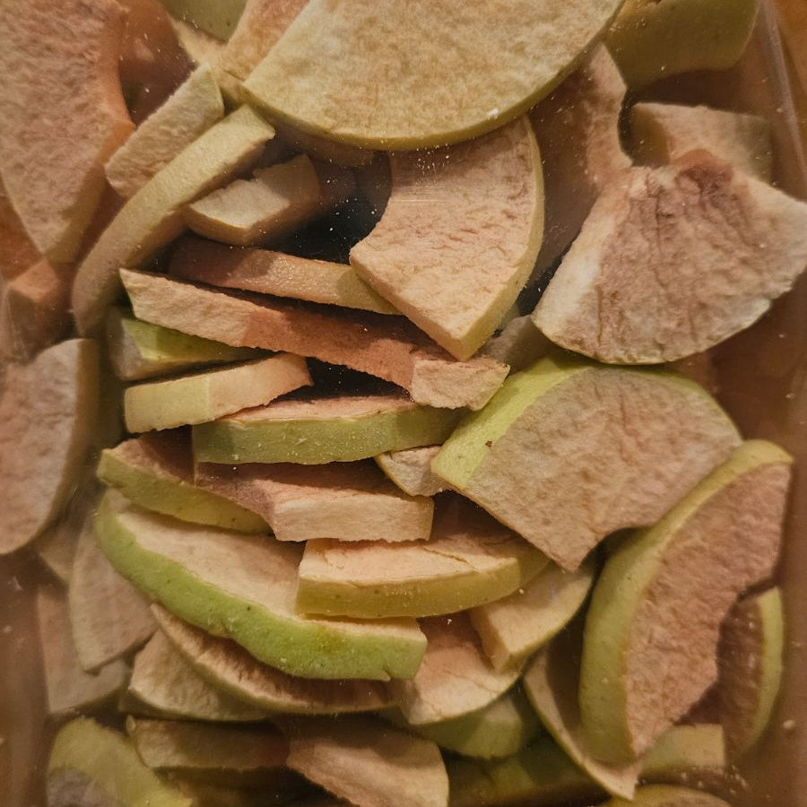 frozen apples